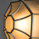 Светильник садово-парковый настенный Arte Lamp Pegasus бело-золотой E27 60 Вт IP44 (A3121PF-1WG)