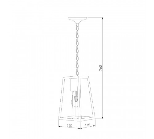 Светильник садово-парковый подвесной Elektrostandard Germes черный 760 мм E27 60 Вт IP33 (35152/H) Светильник садово-парковый подвесной Elektrostandard Germes черный 760 мм E27 60 Вт IP33 (35152/H)