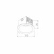 Светильник светодиодный садово-парковый Elektrostandard Light LED 3005 черный 70 мм 4000К 18 Вт IP65 (35160/U)