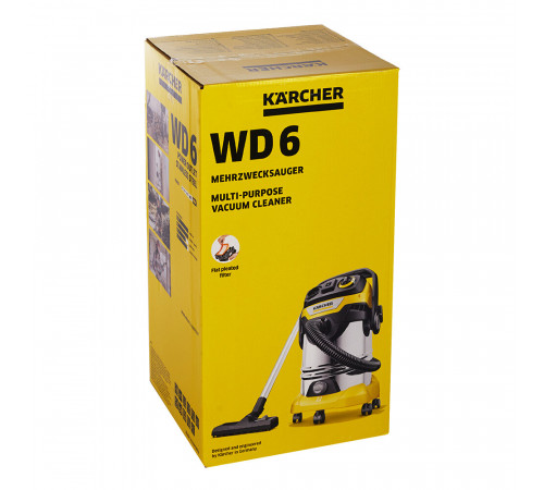 Строительный пылесос Karcher WD 6 P S V-30/6/22/T (YSY) *EU 1300 Вт 30 л (1.628-360.0) Строительный пылесос Karcher WD 6 P S V-30/6/22/T (YSY) *EU 1300 Вт 30 л (1.628-360.0)
