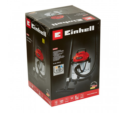 Строительный пылесос Einhell TC-VC 1812 S 1250 Вт 12 л (2342500) Строительный пылесос Einhell TC-VC 1812 S 1250 Вт 12 л (2342500)