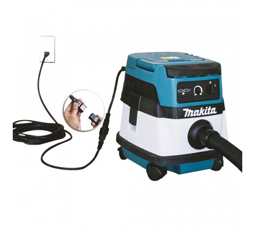 Строительный пылесос аккумуляторный/электрический Makita LXT DVC860LZ 240 Вт 18 В 8 л без АКБ и ЗУ Строительный пылесос аккумуляторный/электрический Makita LXT DVC860LZ 240 Вт 18 В 8 л без АКБ и ЗУ