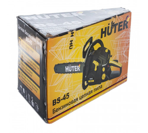 Бензопила Huter BS-45 3,1 л.с. 18' шаг 0,325' паз 1,5 мм 72 звена (70/6/2) Бензопила Huter BS-45 3,1 л.с. 18' шаг 0,325' паз 1,5 мм 72 звена (70/6/2)