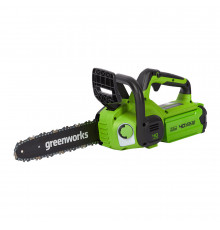 Пила цепная аккумуляторная Greenworks 40V G40CS30IIK2 40 В 12' шаг 3/8' паз 1,1 мм 45 звеньев Li-Ion 2Ач 1 АКБ и ЗУ (2007807UA)