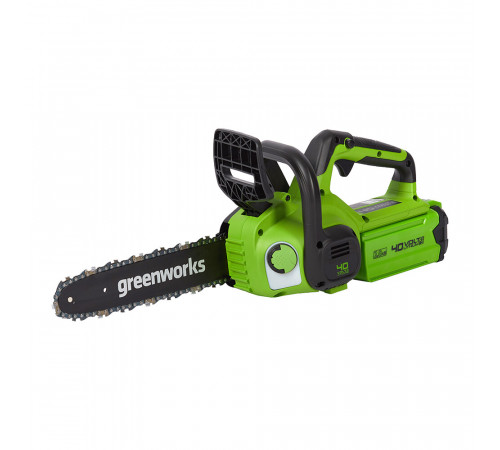 Пила цепная аккумуляторная Greenworks 40V G40CS30IIK2 40 В 12' шаг 3/8' паз 1,1 мм 45 звеньев Li-Ion 2Ач 1 АКБ и ЗУ (2007807UA) Пила цепная аккумуляторная Greenworks 40V G40CS30IIK2 40 В 12' шаг 3/8' паз 1,1 мм 45 звеньев Li-Ion 2Ач 1 АКБ и ЗУ (2007807UA)