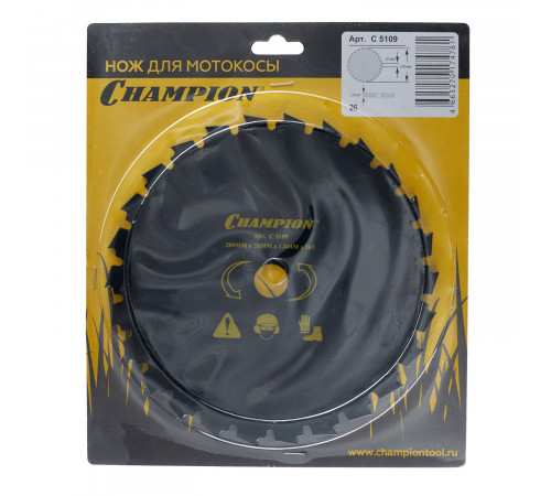 Нож для триммера Champion CLS-5800 200х20 мм 24 зуба (C5109) Нож для триммера Champion CLS-5800 200х20 мм 24 зуба (C5109)