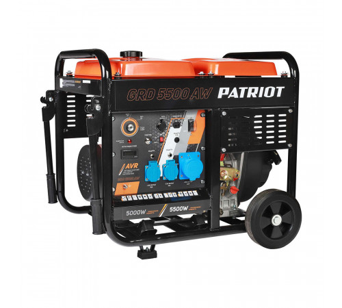 Генератор дизельный Patriot GRD 5500AW 5 кВт с электростартером (472702255) Генератор дизельный Patriot GRD 5500AW 5 кВт с электростартером (472702255)