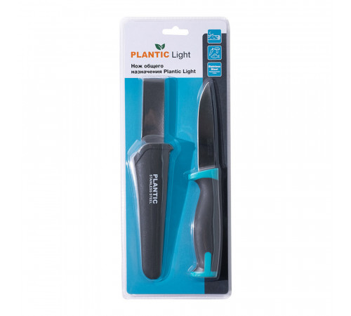 Нож Plantic Light (27465-01) обрезиненная рукоятка лезвие 100 мм Нож Plantic Light (27465-01) обрезиненная рукоятка лезвие 100 мм