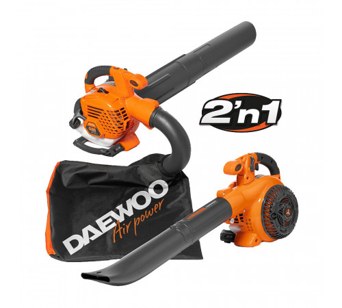 Воздуходувка-пылесос бензиновая ручная Daewoo 880 Вт (DABL 270) Воздуходувка-пылесос бензиновая ручная Daewoo 880 Вт (DABL 270)