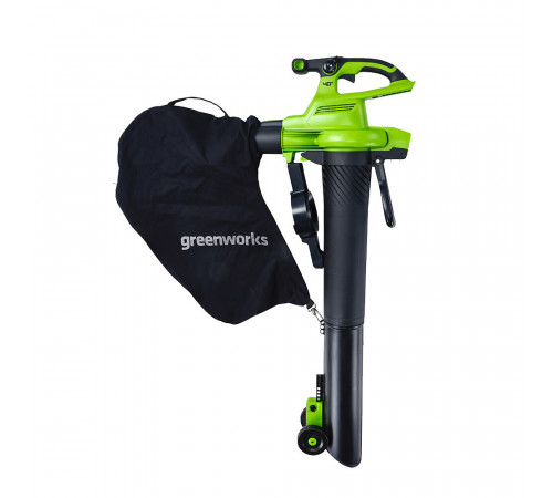 Воздуходувка-пылесос аккумуляторная ручная Greenworks GD40BVII 40 В без АКБ и ЗУ (2406907) Воздуходувка-пылесос аккумуляторная ручная Greenworks GD40BVII 40 В без АКБ и ЗУ (2406907)