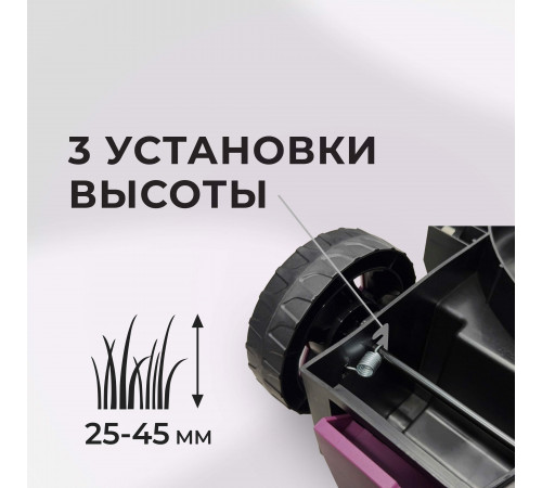 Газонокосилка аккумуляторная КМ АТОМ 18 В 320 мм без АКБ и ЗУ (CL-182)