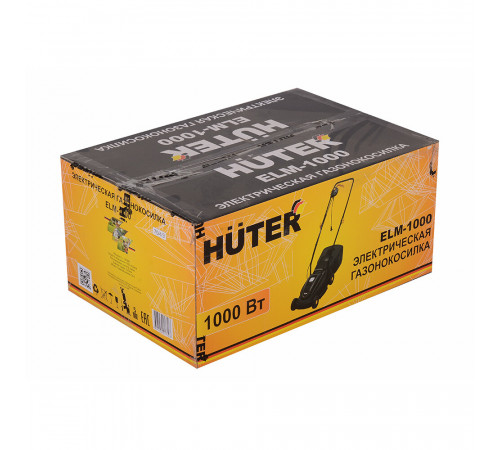 Газонокосилка электрическая Huter ELM-1000 1000 Вт (70/4/3) Газонокосилка электрическая Huter ELM-1000 1000 Вт (70/4/3)