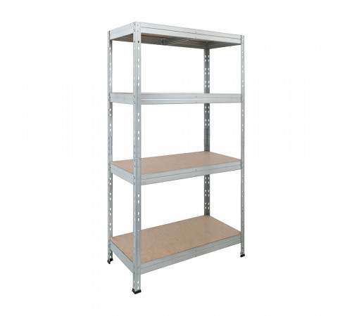 Стеллаж металлический серый AR Shelving Rivet Stabil 1800x900x450 мм 4 полки