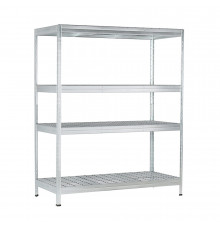 Стеллаж металлический AR Shelving Rivet Wire 1800x1500x600 мм 4 полки