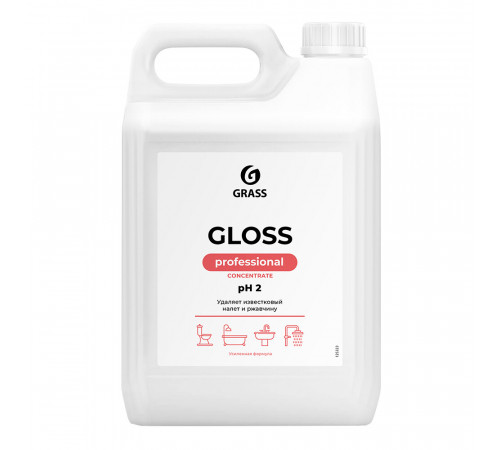Средство Grass Gloss Concentrate для удаления налета и ржавчины концентрат 5 л