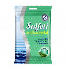 Салфетки влажные антибактериальные Salfeti (20 шт.)