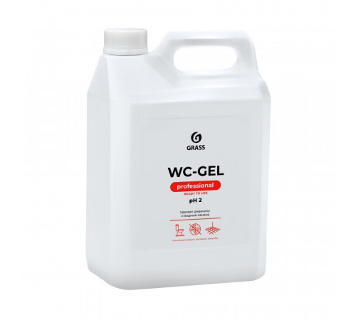 Средство Grass WC-Gel для удаления налета и ржавчины 5 л Средство Grass WC-Gel для удаления налета и ржавчины 5 л