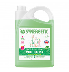 Жидкое мыло Synergetic для рук лемонграсс и мята 3,5 л