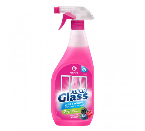 Средство Grass Clean Glass для мытья стекол и зеркал лесные ягоды 600 мл Средство Grass Clean Glass для мытья стекол и зеркал лесные ягоды 600 мл