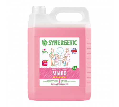 Жидкое мыло Synergetic Аромамагия для рук и тела 5 л Жидкое мыло Synergetic Аромамагия для рук и тела 5 л