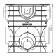 Дождеприемник пластиковый d300 мм Standartpark Spark черный