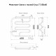Полотенцесушитель водяной Indigo Liana 500х600 мм фокстрот с боковым подключением 320 мм с полкой хром