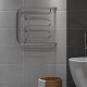 Полотенцесушитель водяной Indigo Liana 600х800 мм фокстрот с боковым подключением 320 мм с полкой хром