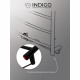 Полотенцесушитель электрический Indigo Arc 600х425 мм 60 Вт черный муар