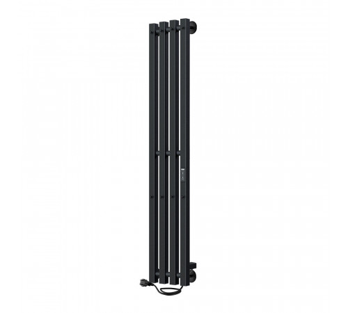 Полотенцесушитель электрический Indigo Style Pro 1200х180 мм 85 Вт с терморегулятором черный муар Полотенцесушитель электрический Indigo Style Pro 1200х180 мм 85 Вт с терморегулятором черный муар