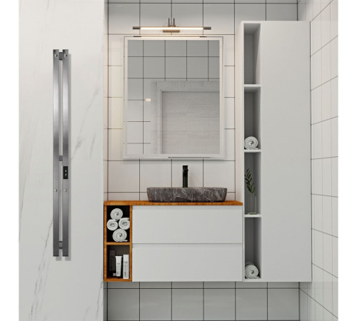 Полотенцесушитель электрический Indigo Style Pro 1200х100 мм 65 Вт с терморегулятором графит металлик