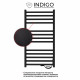 Полотенцесушитель электрический Indigo Attic Romb 1000х530 мм 120 Вт с терморегулятором черный муар