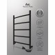 Полотенцесушитель электрический Indigo Arc 600х425 мм 60 Вт черный муар