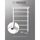 Полотенцесушитель электрический Indigo Hit с полкой 800х525 мм 90 Вт белый
