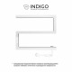 Полотенцесушитель электрический Indigo Sparta 430х500 мм 61 Вт с терморегулятором белый