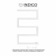 Полотенцесушитель электрический Indigo Sparta 800х500 мм 120 Вт с терморегулятором белый