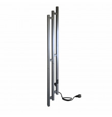 Полотенцесушитель электрический Indigo Sky Pro 1500х170 мм 138 Вт с терморегулятором графит металлик