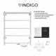 Полотенцесушитель электрический Indigo Hit с полкой 600х500 мм 65 Вт белый