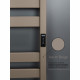 Полотенцесушитель электрический Indigo Oktava Slim 5 800х530 мм 90 Вт с терморегулятором бежевый