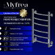 Полотенцесушитель электрический MyFrea MyMadrid 600х400 мм 62 Вт с терморегулятором хром
