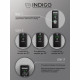 Полотенцесушитель электрический Indigo Style Pro 1200х100 мм 65 Вт с терморегулятором черный муар