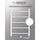 Полотенцесушитель электрический Indigo Arc 600х425 мм 60 Вт белый