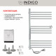 Полотенцесушитель электрический Indigo Family 700х400 мм 60 Вт с терморегулятором хром