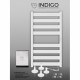 Полотенцесушитель электрический Indigo Oktava Slim 5 800х430 мм 85 Вт с терморегулятором белый