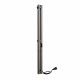 Полотенцесушитель электрический Indigo Style Pro 1200х100 мм 65 Вт с терморегулятором оружейная сталь
