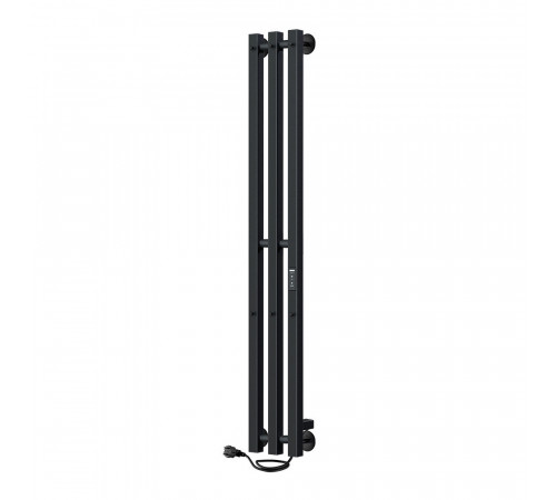 Полотенцесушитель электрический Indigo Style Pro 1200х130 мм 75 Вт с терморегулятором черный муар Полотенцесушитель электрический Indigo Style Pro 1200х130 мм 75 Вт с терморегулятором черный муар