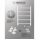 Полотенцесушитель электрический Indigo Arc 600х425 мм 60 Вт белый