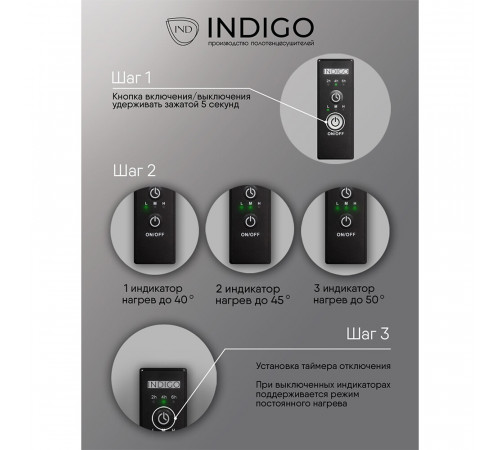 Полотенцесушитель электрический Indigo Element 800х530 мм 65 Вт с терморегулятором черный муар Полотенцесушитель электрический Indigo Element 800х530 мм 65 Вт с терморегулятором черный муар