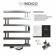 Полотенцесушитель электрический Indigo Muza 630х500 мм 128 Вт с терморегулятором графит металлик