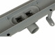 Лоток душевой Terma Light Стайл с комбинированным затвором 600х60 мм d40/50 мм решетка из нержавеющей стали (34125)