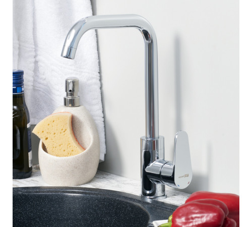 Смеситель для кухни WasserKraft Alz хром с высоким изливом однорычажный (28807) Смеситель для кухни WasserKraft Alz хром с высоким изливом однорычажный (28807)